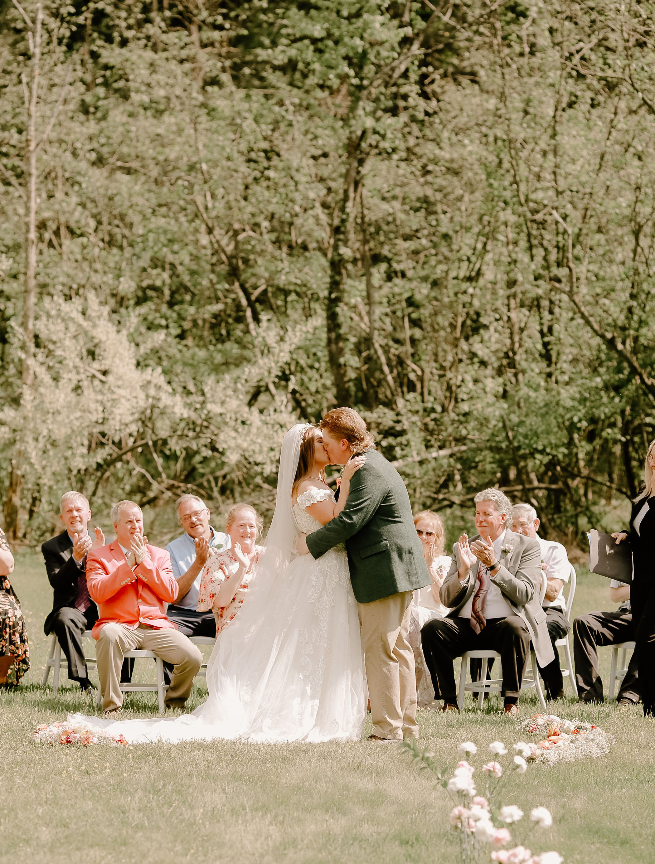 70s Inspired DIY Wedding in Central Pennsylvania Mountain Hideaway