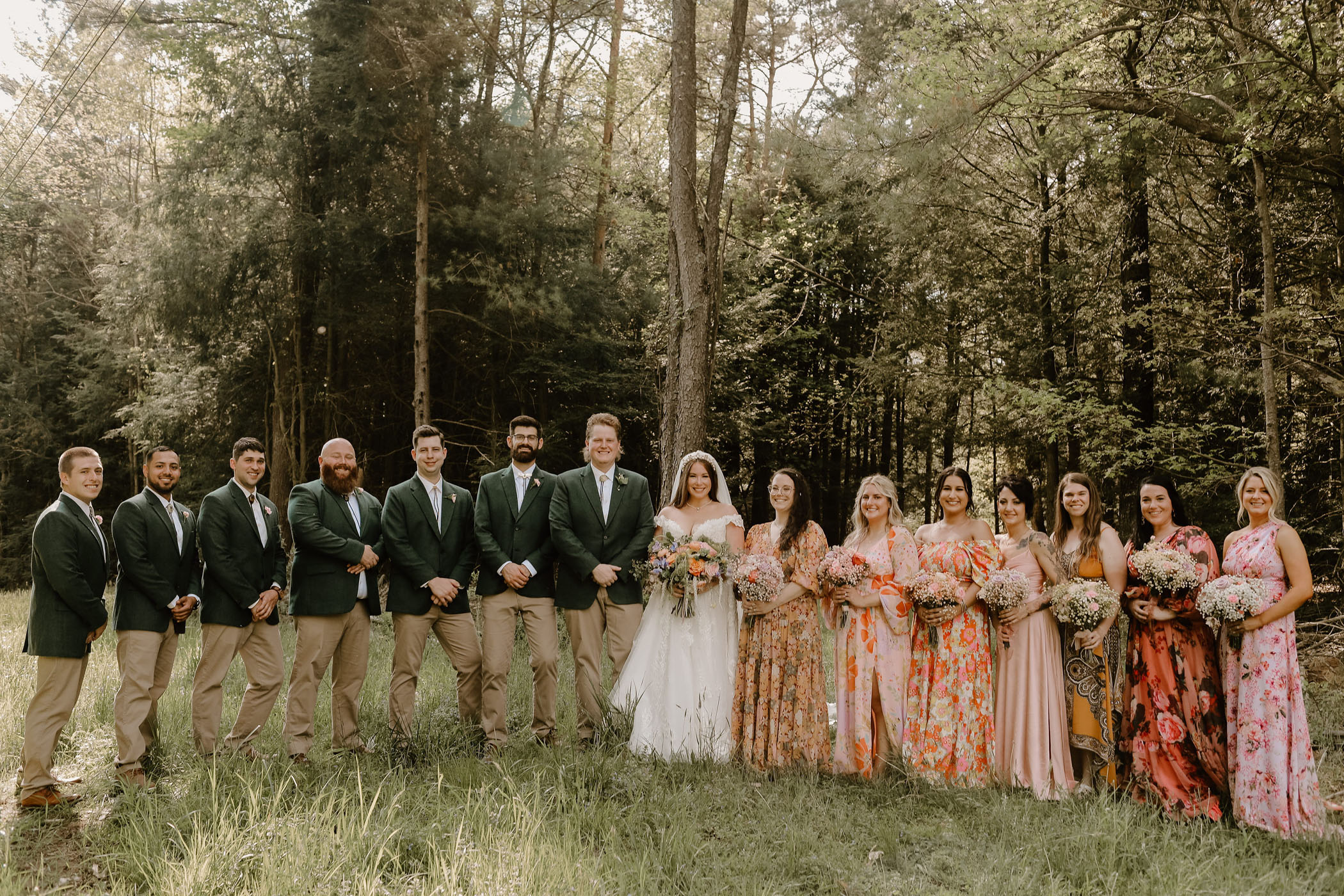 70s Inspired DIY Wedding in Central Pennsylvania Mountain Hideaway