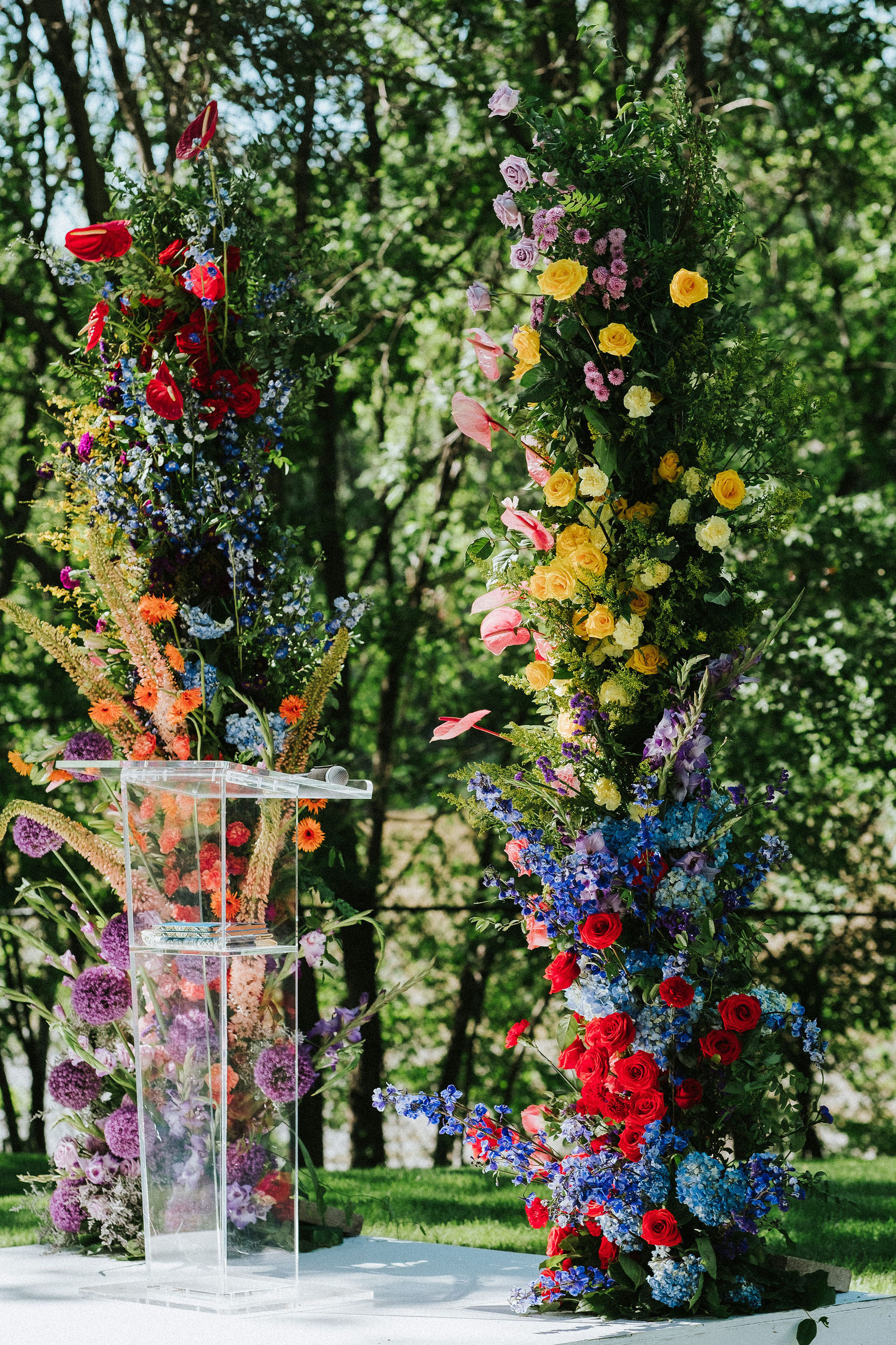 Canada's Colorful Rock 'n' Roll Backyard Anti-Wedding