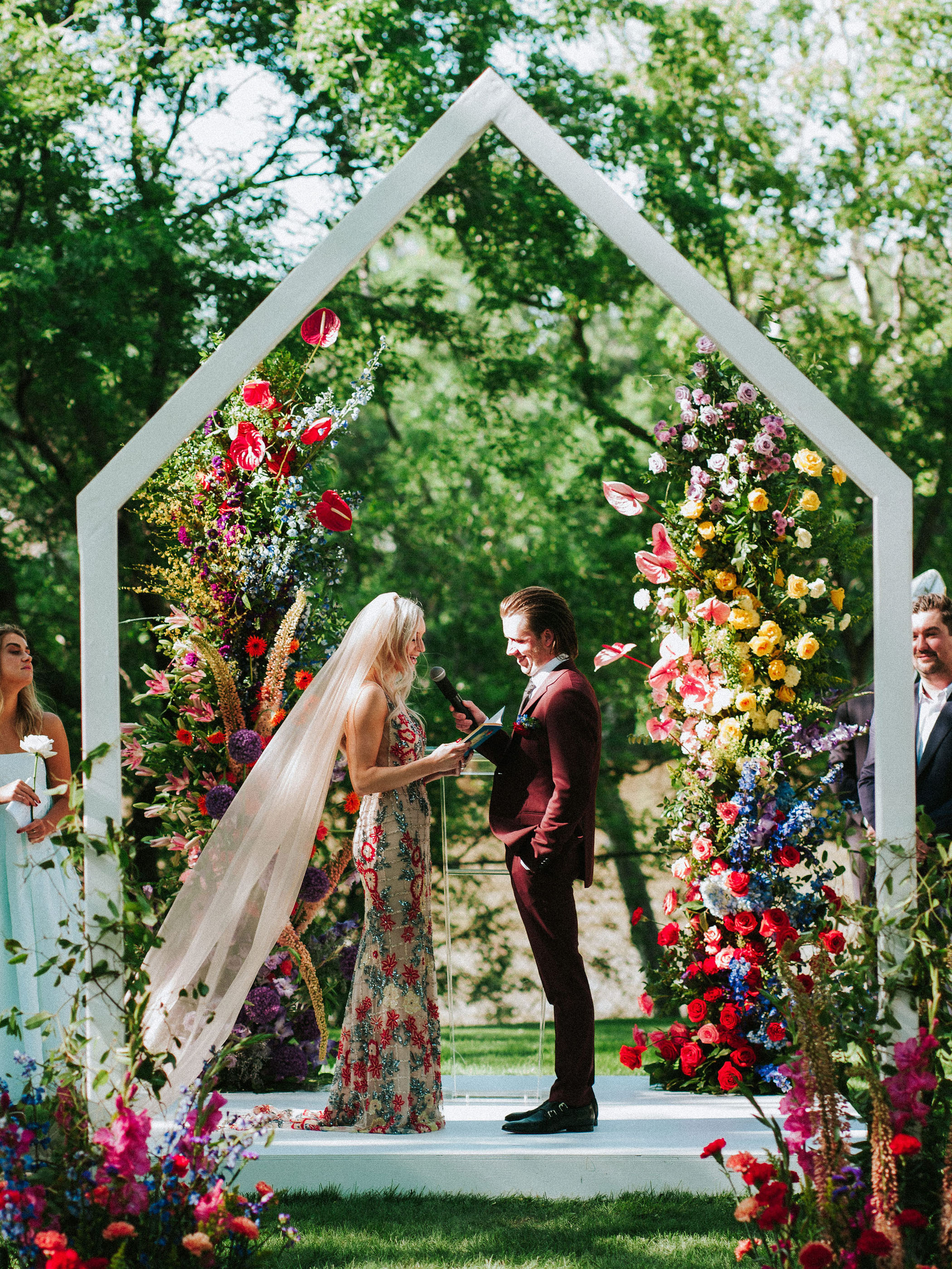 Canada's Colorful Rock 'n' Roll Backyard Anti-Wedding