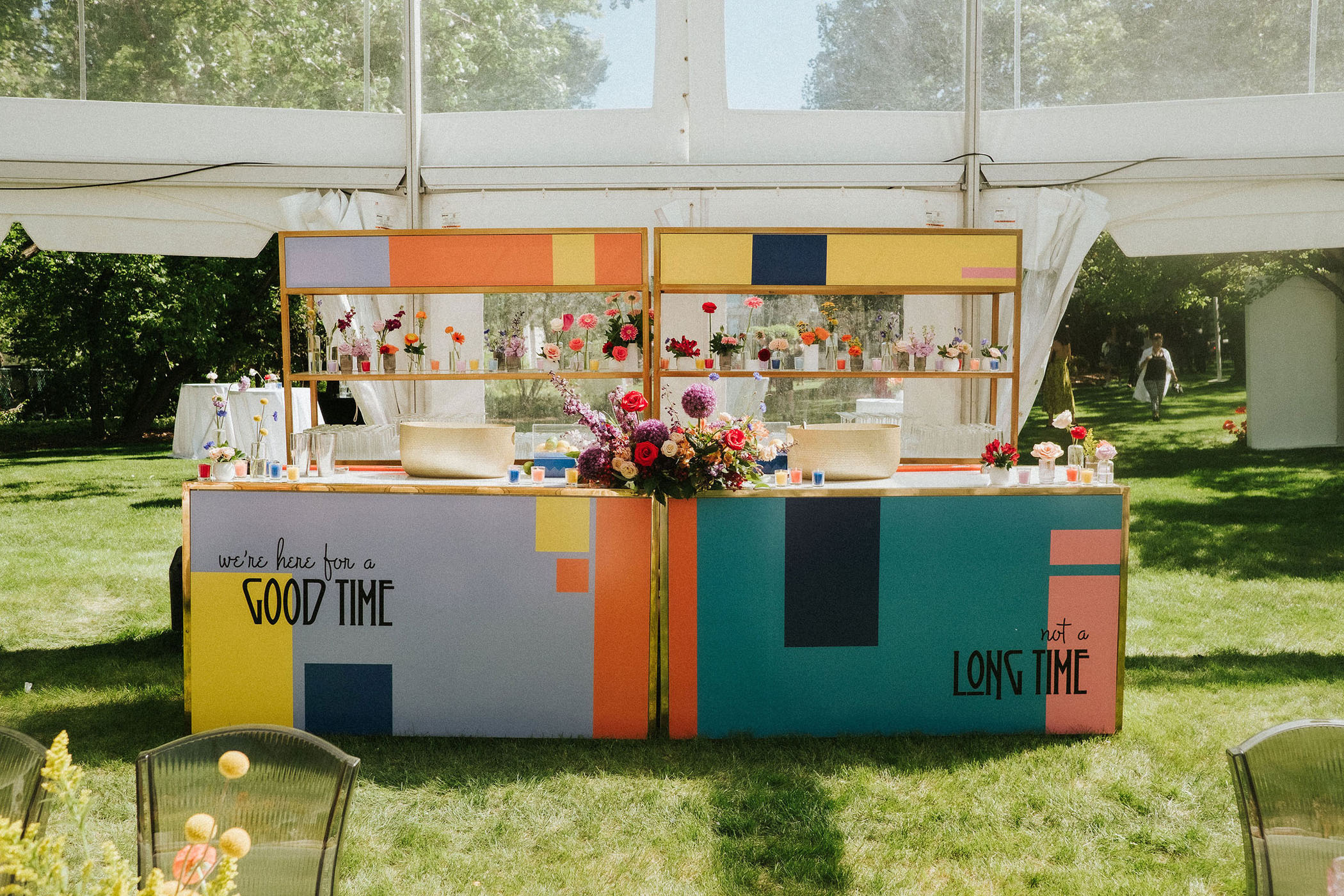 Canada's Colorful Rock 'n' Roll Backyard Anti-Wedding