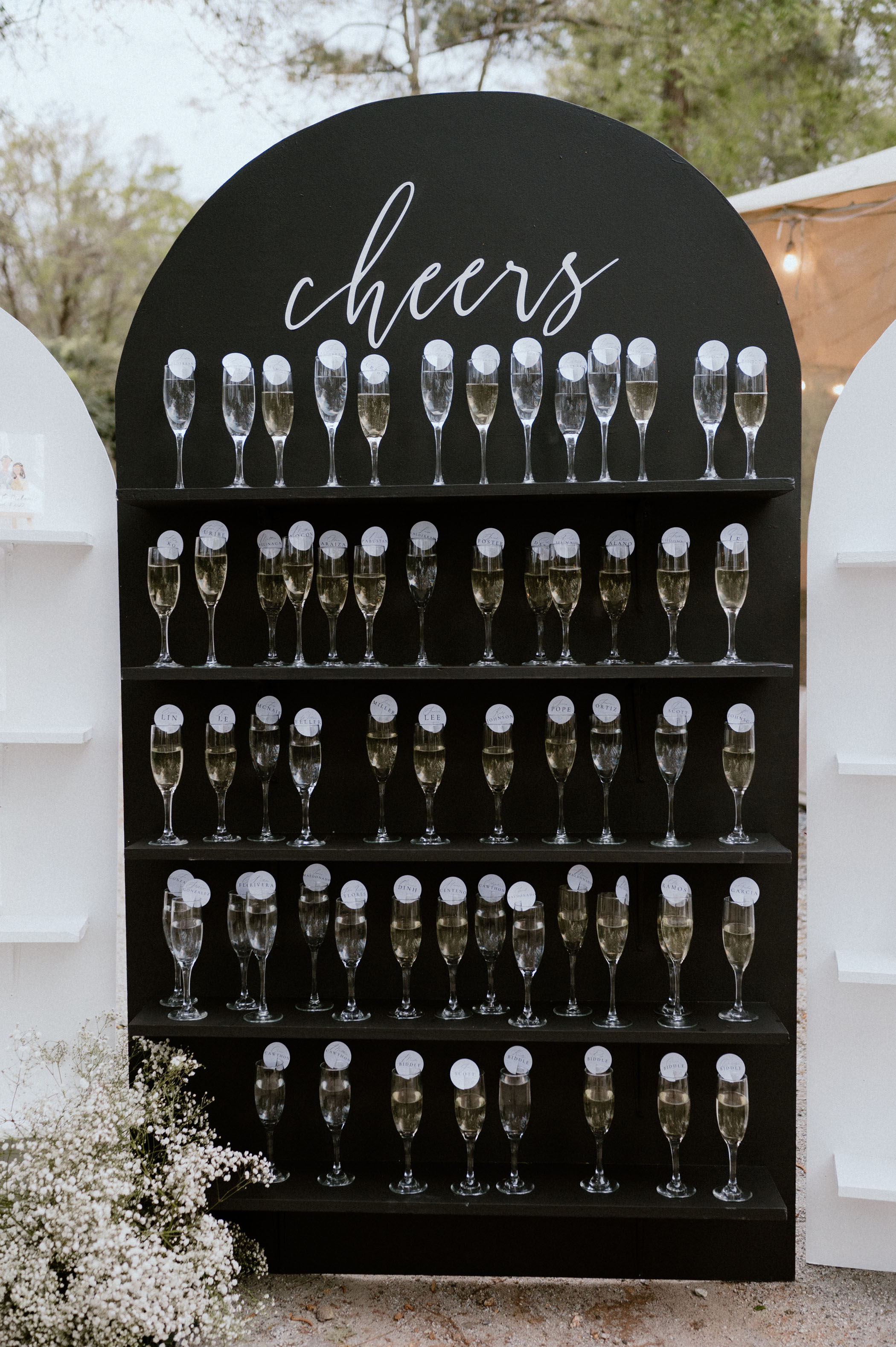 Minimalistic Baby's Breath Wedding at Meadowlark 1939 in Atlanta