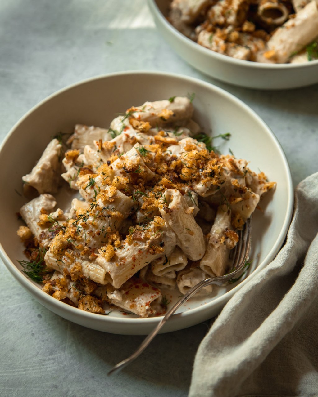 creamy eggplant walnut pasta comfort food fall dinner recipes and ideas