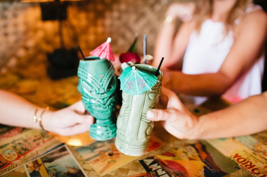 tiki bar theme bachelorette party ideas
